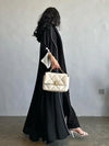 Elegant Button Split Sleeve Abaya