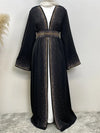 Diamond Kimono Lace-up Abayas