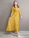 Floral Printed Women Long Dress