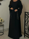 Diamond Flare Sleeve Long Abaya