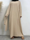 Flared Sleeve Umbrella Cut Closed Abaya