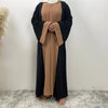 two tone closed abaya