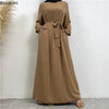 flared sleeve umbrella cut closed abaya