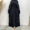 Luxury Gold Rhinestones Abaya