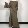 Plain Nida Abaya With Free Belt