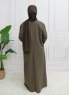 Modest Closed Plain Long Sleeve Abaya