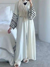 Linen Embroidery Abaya