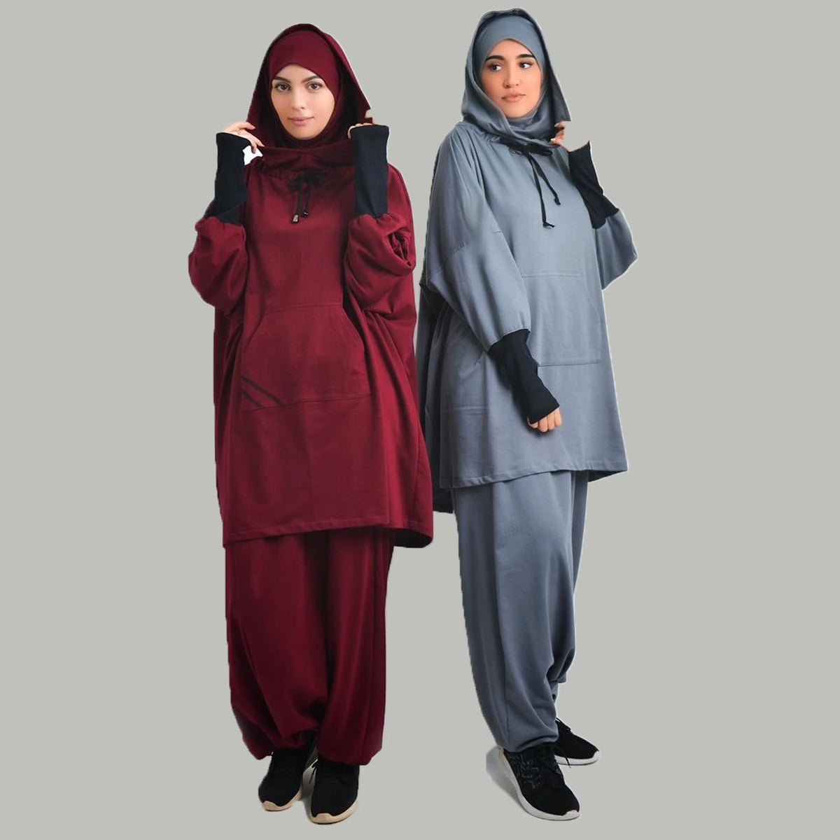 serenity hooded sports abaya