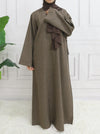 Modest Closed Plain Long Sleeve Abaya