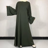 Plain Nida Abaya With Free Belt