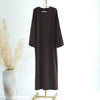 Casual Daily Wear Plain Loose Abaya