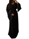 Diamond Flare Sleeve Long Abaya