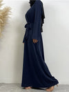 Flared Sleeve Umbrella Cut Closed Abaya