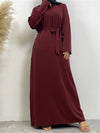 Flared Sleeve Umbrella Cut Closed Abaya