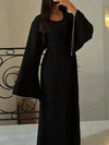 Diamond Flare Sleeve Long Abaya