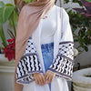 Linen Embroidery Abaya